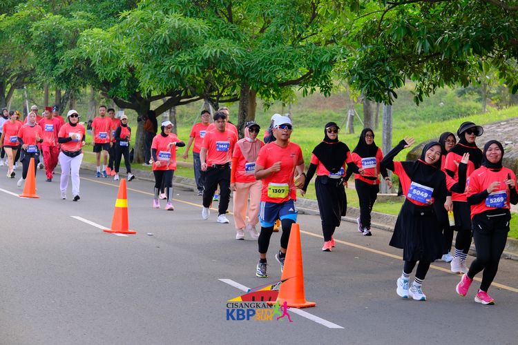 Race photo from CISANGKAN KBP CITY RUN 2025