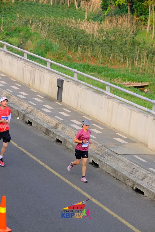 Race photo from CISANGKAN KBP CITY RUN 2025