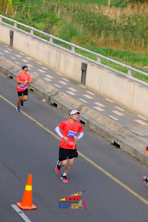 Race photo from CISANGKAN KBP CITY RUN 2025