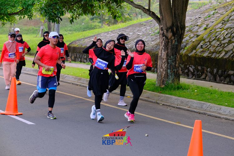 Race photo from CISANGKAN KBP CITY RUN 2025