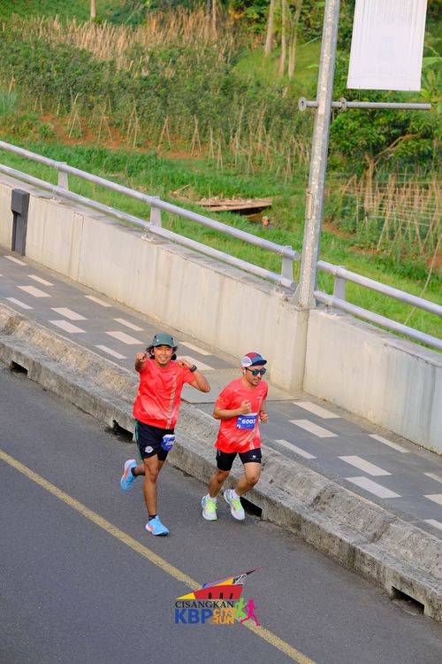 Race photo from CISANGKAN KBP CITY RUN 2025