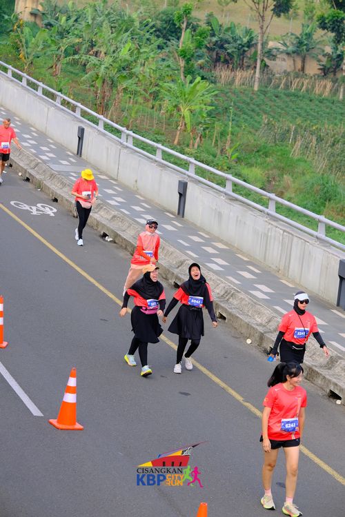 Race photo from CISANGKAN KBP CITY RUN 2025