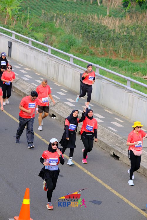 Race photo from CISANGKAN KBP CITY RUN 2025