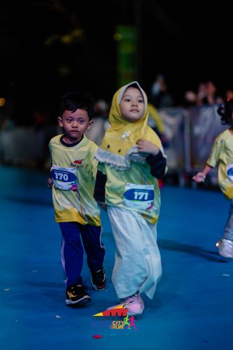Race photo from CISANGKAN KBP CITY RUN 2025