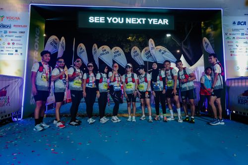 Race photo from CISANGKAN KBP CITY RUN 2025