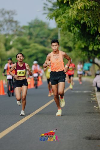 Race photo from CISANGKAN KBP CITY RUN 2025