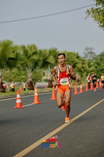 Race photo from CISANGKAN KBP CITY RUN 2025