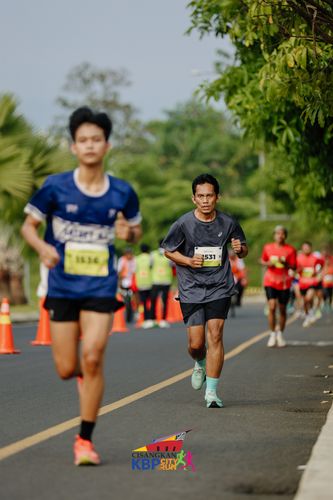 Race photo from CISANGKAN KBP CITY RUN 2025