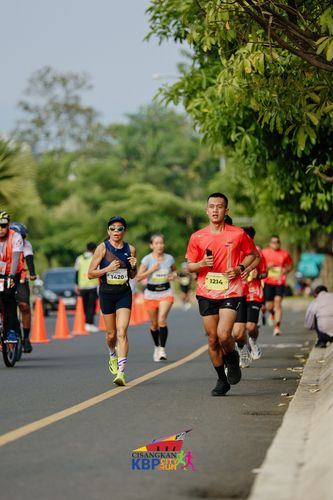 Race photo from CISANGKAN KBP CITY RUN 2025