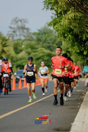 Race photo from CISANGKAN KBP CITY RUN 2025