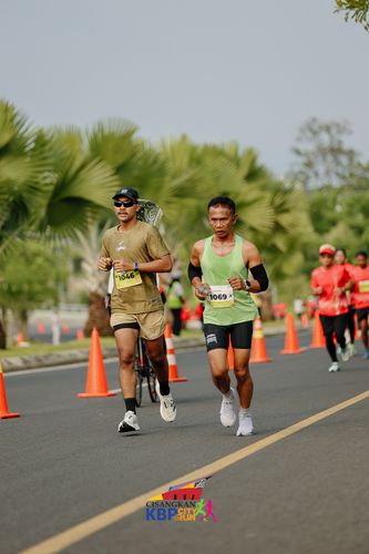 Race photo from CISANGKAN KBP CITY RUN 2025