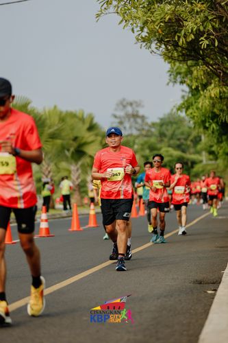 Race photo from CISANGKAN KBP CITY RUN 2025