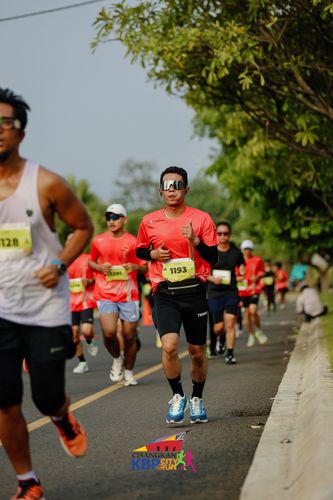 Race photo from CISANGKAN KBP CITY RUN 2025