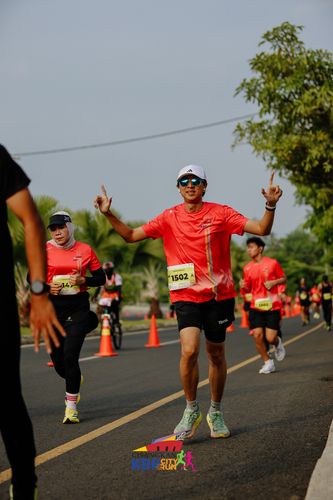 Race photo from CISANGKAN KBP CITY RUN 2025