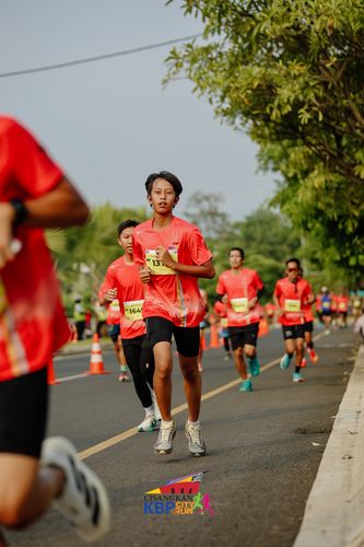 Race photo from CISANGKAN KBP CITY RUN 2025