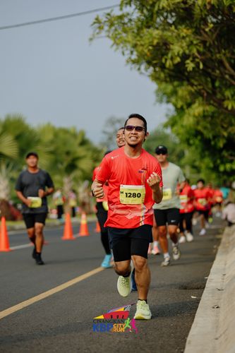 Race photo from CISANGKAN KBP CITY RUN 2025