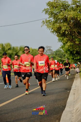 Race photo from CISANGKAN KBP CITY RUN 2025
