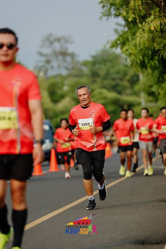 Race photo from CISANGKAN KBP CITY RUN 2025