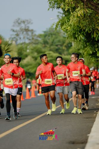 Race photo from CISANGKAN KBP CITY RUN 2025