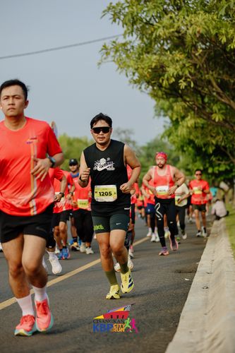 Race photo from CISANGKAN KBP CITY RUN 2025