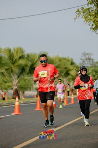 Race photo from CISANGKAN KBP CITY RUN 2025