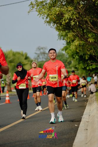 Race photo from CISANGKAN KBP CITY RUN 2025