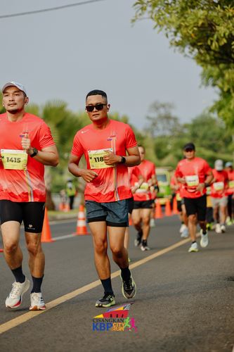 Race photo from CISANGKAN KBP CITY RUN 2025