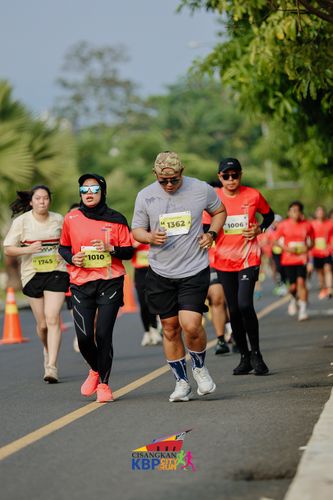 Race photo from CISANGKAN KBP CITY RUN 2025