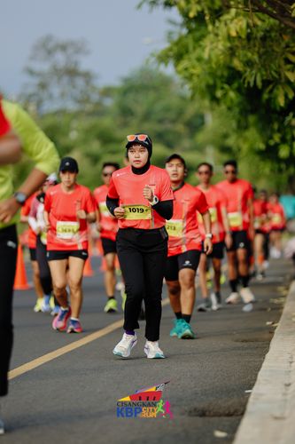 Race photo from CISANGKAN KBP CITY RUN 2025
