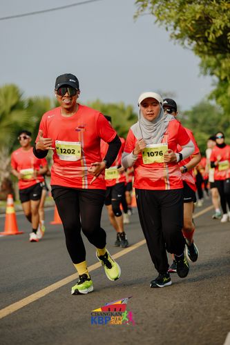 Race photo from CISANGKAN KBP CITY RUN 2025