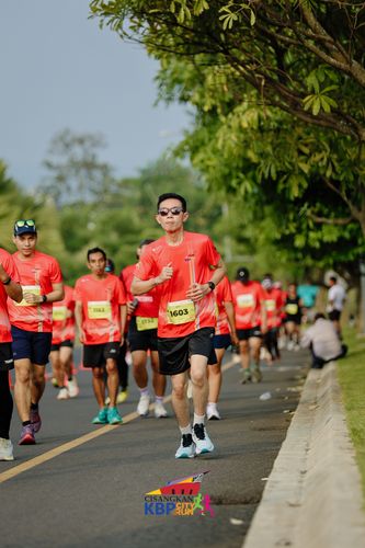 Race photo from CISANGKAN KBP CITY RUN 2025