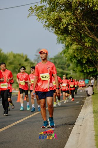 Race photo from CISANGKAN KBP CITY RUN 2025