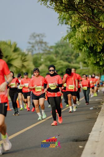 Race photo from CISANGKAN KBP CITY RUN 2025