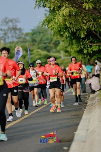 Race photo from CISANGKAN KBP CITY RUN 2025