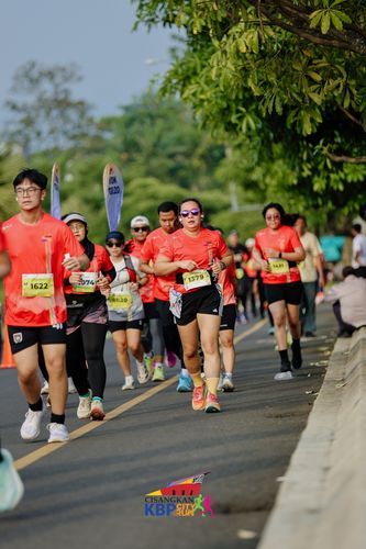 Race photo from CISANGKAN KBP CITY RUN 2025