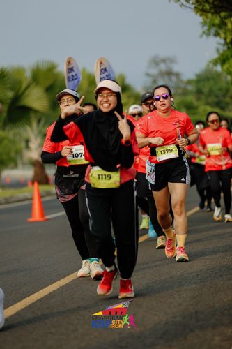 Race photo from CISANGKAN KBP CITY RUN 2025