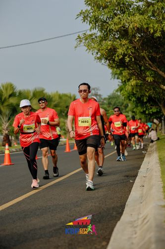 Race photo from CISANGKAN KBP CITY RUN 2025