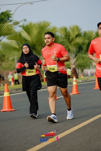 Race photo from CISANGKAN KBP CITY RUN 2025