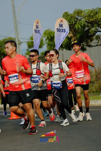 Race photo from CISANGKAN KBP CITY RUN 2025