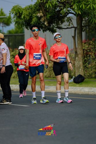 Race photo from CISANGKAN KBP CITY RUN 2025