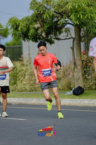 Race photo from CISANGKAN KBP CITY RUN 2025