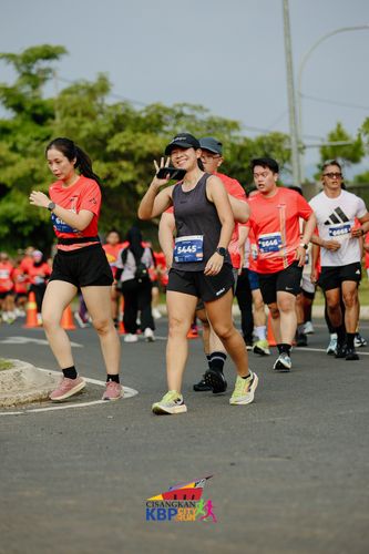 Race photo from CISANGKAN KBP CITY RUN 2025
