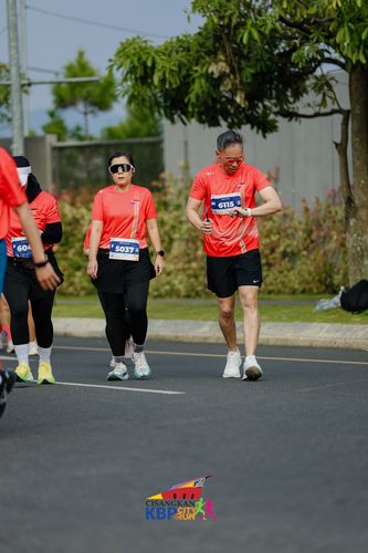 Race photo from CISANGKAN KBP CITY RUN 2025