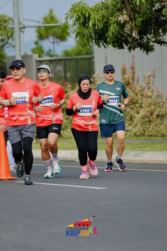 Race photo from CISANGKAN KBP CITY RUN 2025