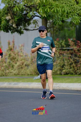 Race photo from CISANGKAN KBP CITY RUN 2025