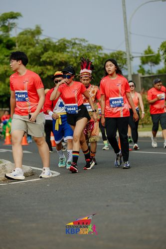 Race photo from CISANGKAN KBP CITY RUN 2025