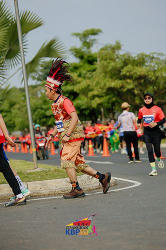 Race photo from CISANGKAN KBP CITY RUN 2025