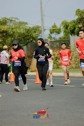 Race photo from CISANGKAN KBP CITY RUN 2025