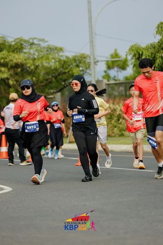 Race photo from CISANGKAN KBP CITY RUN 2025