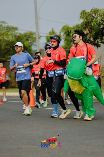Race photo from CISANGKAN KBP CITY RUN 2025